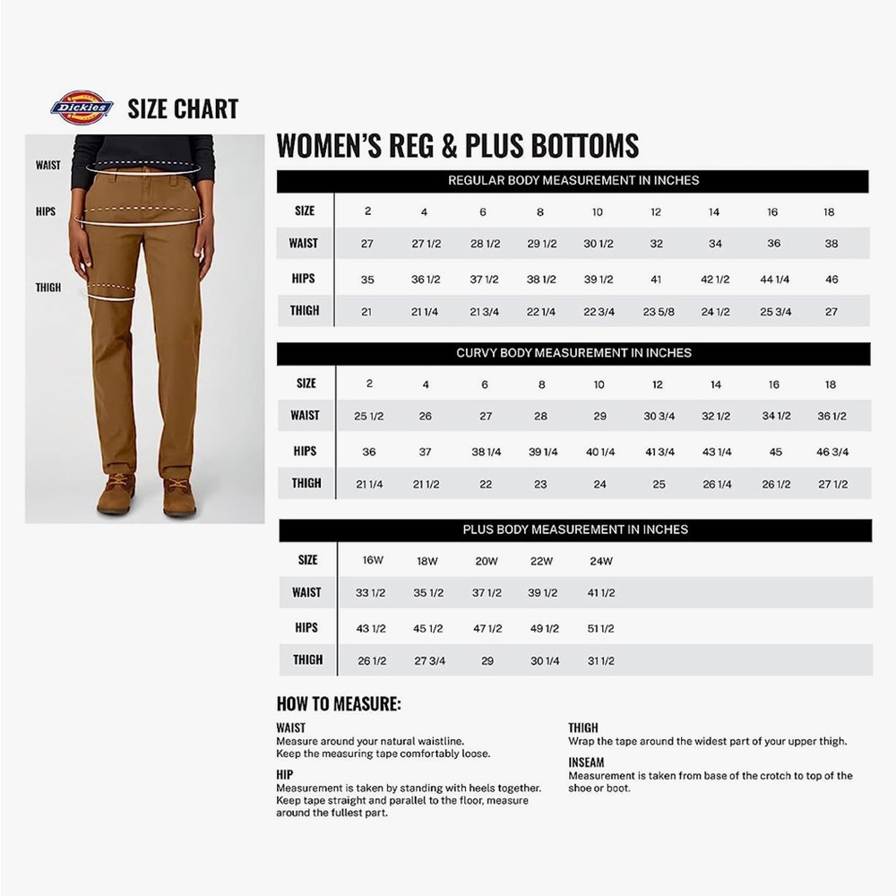 NEW Dickies Perfect Shape Denim Capri Pants Women's Size 10 - Picture 4 of 4